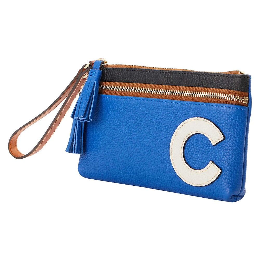 Dooney & Bourke Chicago Cubs Poignet à double fermeture éclair