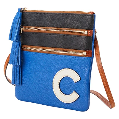 Dooney & Bourke Chicago Cubs Infield Sac à bandoulière triple fermeture éclair