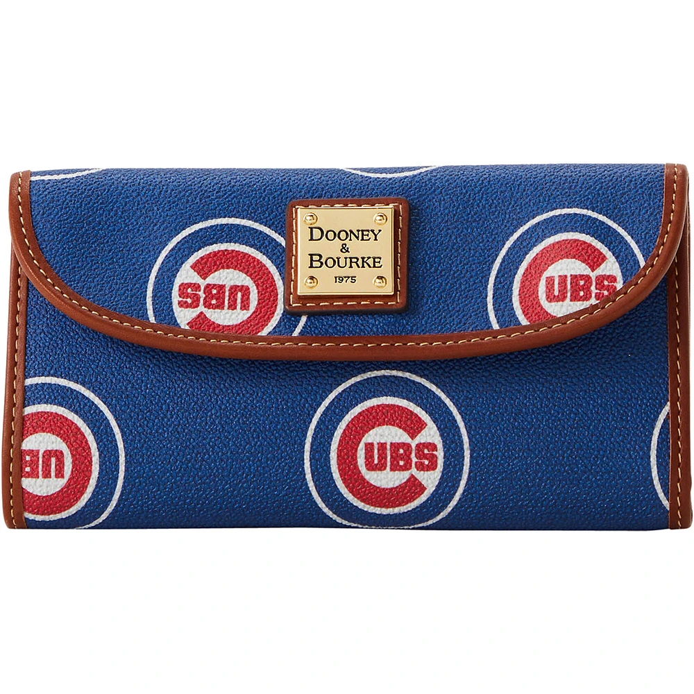 Dooney & Bourke Chicago Cubs Pochette continentale à monogramme sportif