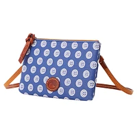 Dooney & Bourke Sac à main à bandoulière avec fermeture éclair sur le dessus des Chicago Cubs