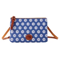 Dooney & Bourke Sac à main à bandoulière avec fermeture éclair sur le dessus des Chicago Cubs