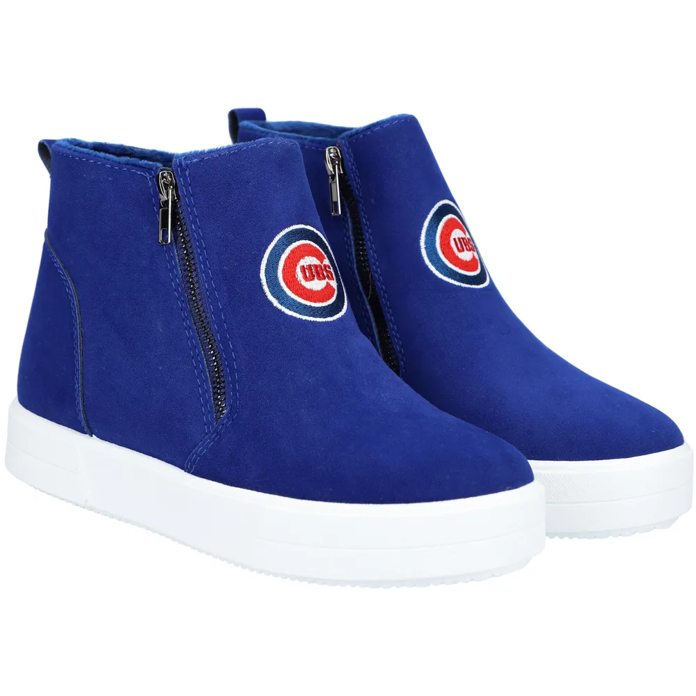 Men's Chicago Cubs FOCO High Top Canvas Sneakers