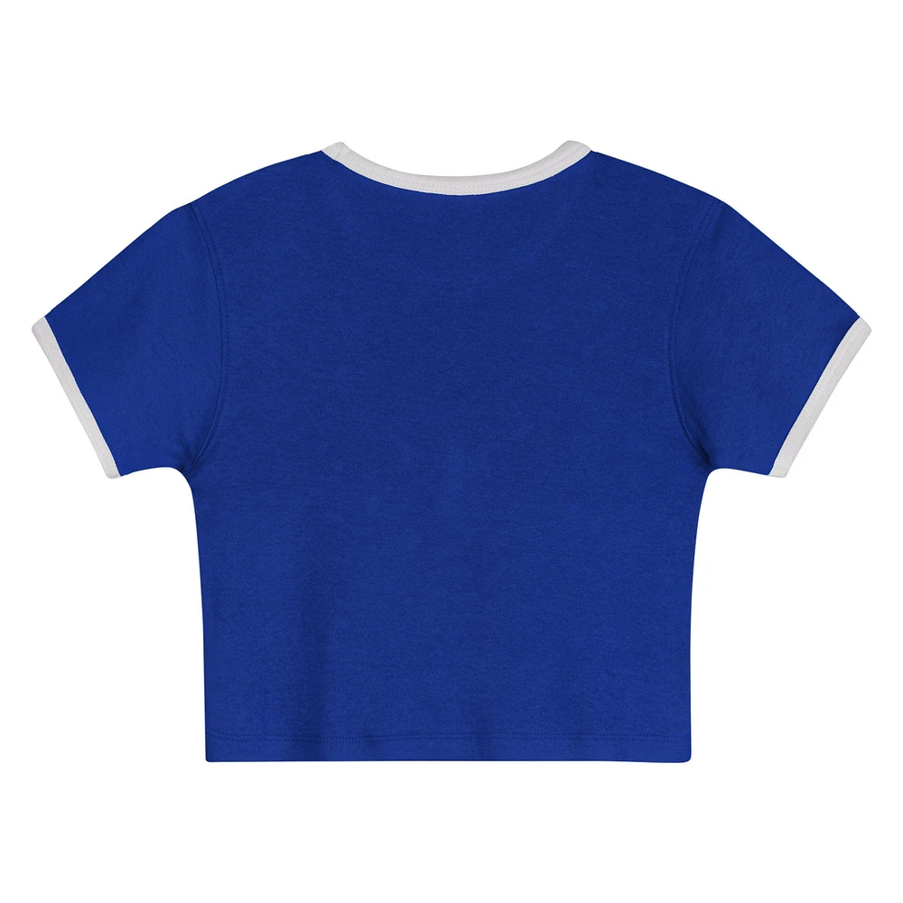 Girls Preschool Royal Chicago Cubs Double Run T-Shirt & Shorts Set