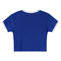 Girls Preschool Royal Chicago Cubs Double Run T-Shirt & Shorts Set