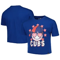 Girls Youth New Era Royal Chicago Cubs Team Half Sleeve T-Shirt