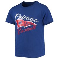 Girls Youth Royal Chicago Cubs Team Fly The Flag T-Shirt