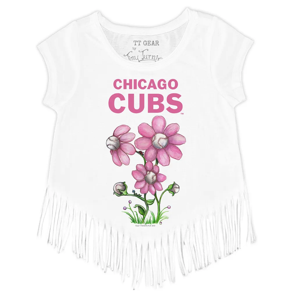 Youth Tiny Turnip White Chicago Cubs Unicorn T-Shirt Size: Medium