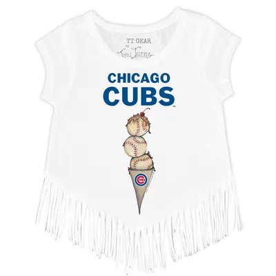 5th & Ocean by New Era Chicago Cubs Women's Royal Baby Jersey V-Neck T-Shirt Size: Small