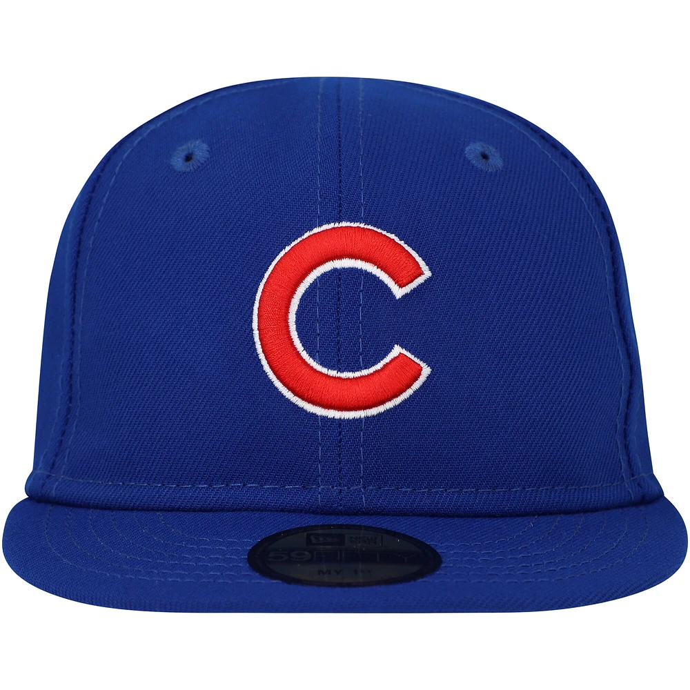 Casquette New Era Royal Chicago Cubs My First 59FIFTY ajustée pour bébé