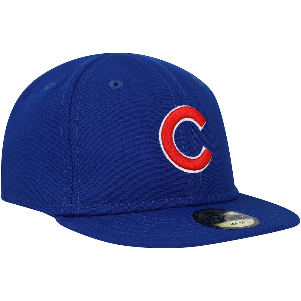 Casquette New Era Royal Chicago Cubs My First 59FIFTY ajustée pour bébé