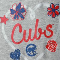 Infant Royal/Red/Gray Chicago Cubs Batter Up 3-Pack Bodysuit Set