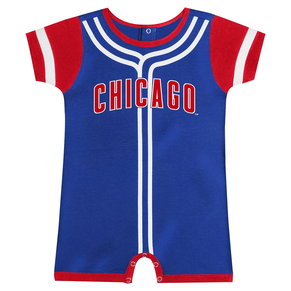 Barboteuse Fast Pitch Royal Chicago Cubs pour bébé