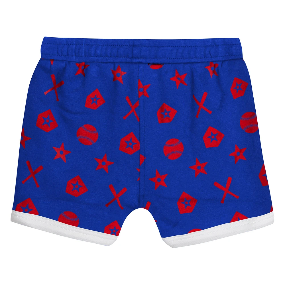 Infant  Royal Chicago Cubs On Deck 2-Piece Diaper Cover Set