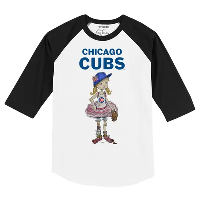Youth Tiny Turnip White Chicago Cubs Stega T-Shirt