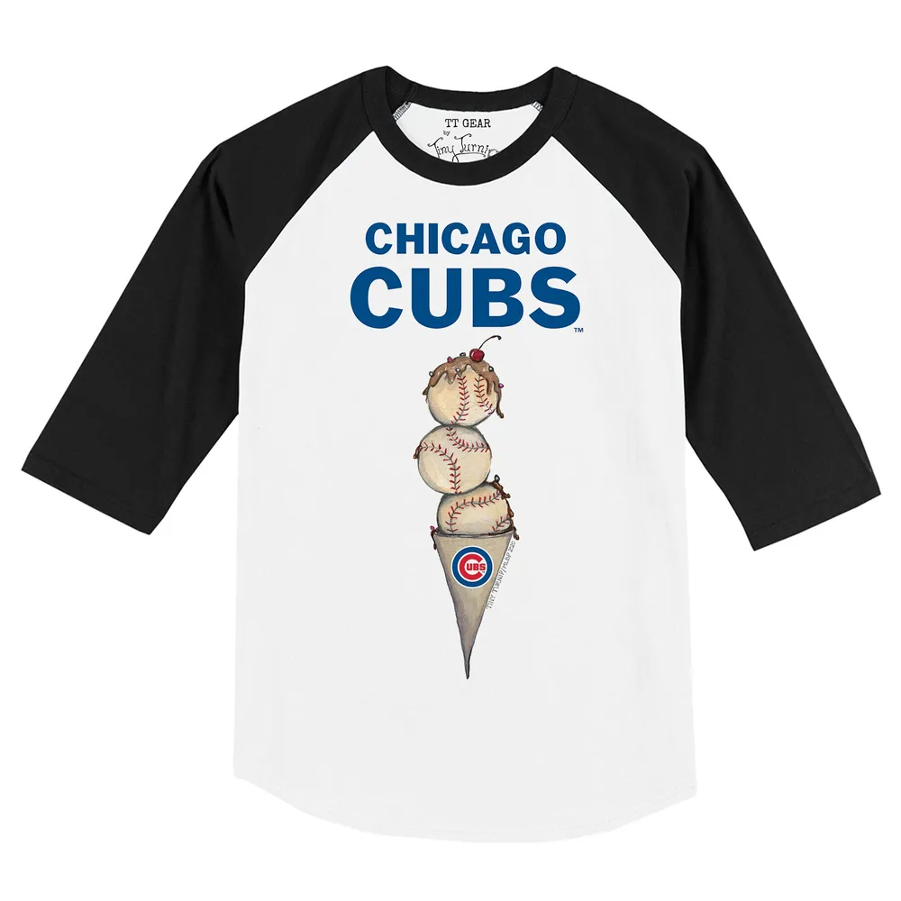 Lids Chicago Cubs Tiny Turnip Youth Bronto Logo T-Shirt - White