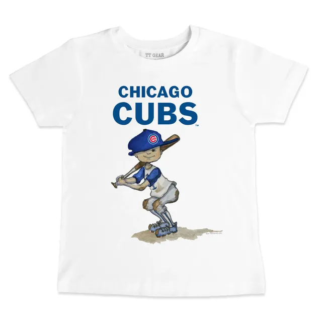 Infant Tiny Turnip Black Chicago Cubs Shark T-Shirt