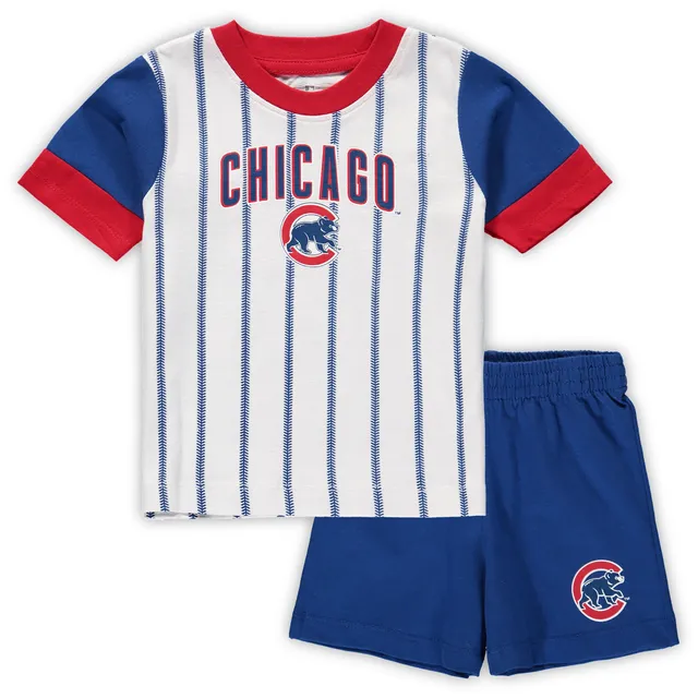 Infant Chicago Cubs Tiny Turnip Royal Teddy Boy T-Shirt