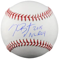 Kris Bryant Chicago Cubs Autographed Baseball with "2015 NL ROY" Inscription