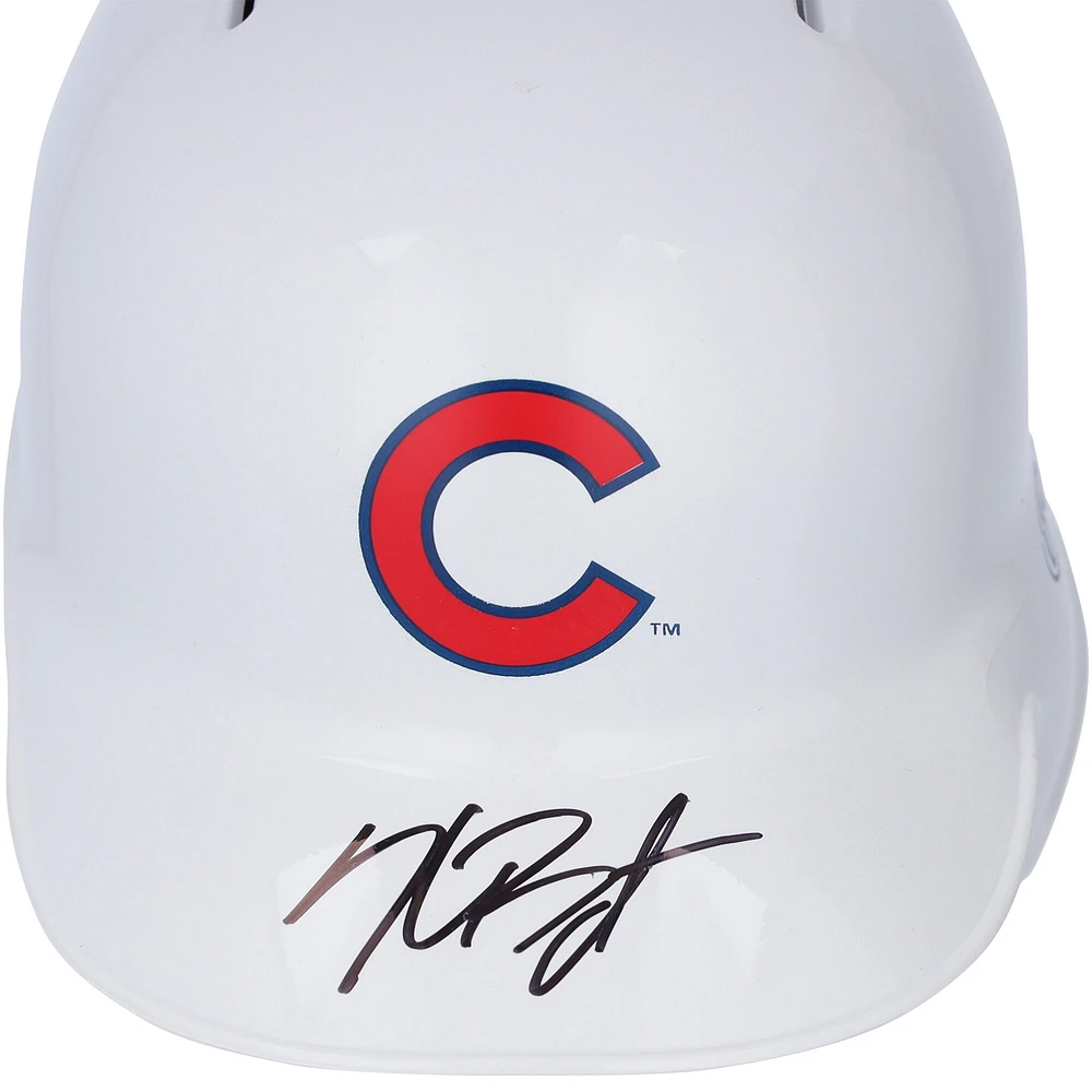 Kris Bryant Chicago Cubs Autographed Rawlings Alternate Chrome Mini Batting Helmet - Fanatics Exclusive