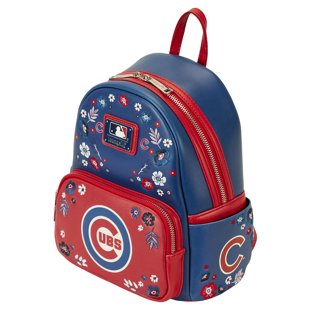 Loungefly Chicago Cubs Floral Mini Backpack