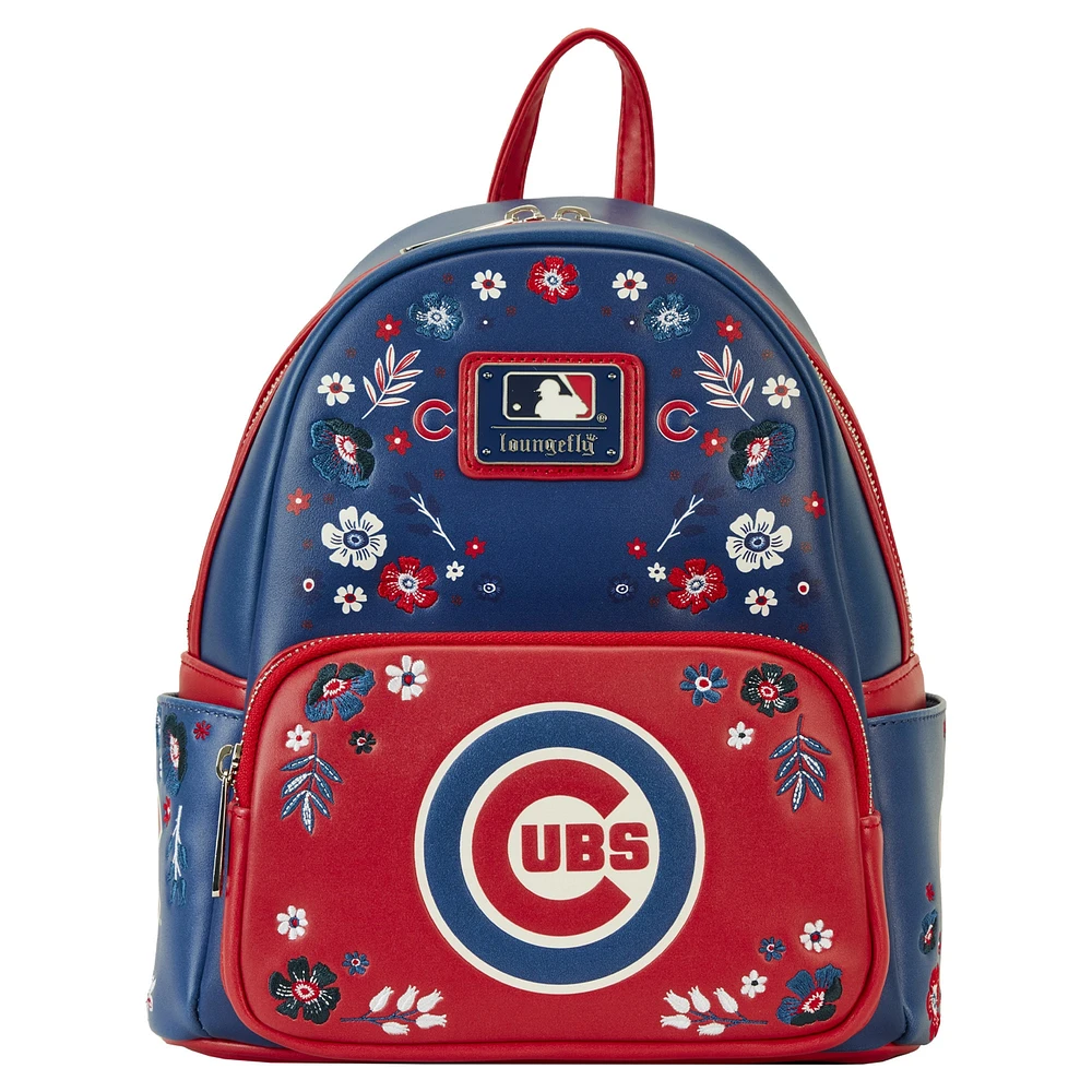 Loungefly Chicago Cubs Floral Mini Backpack