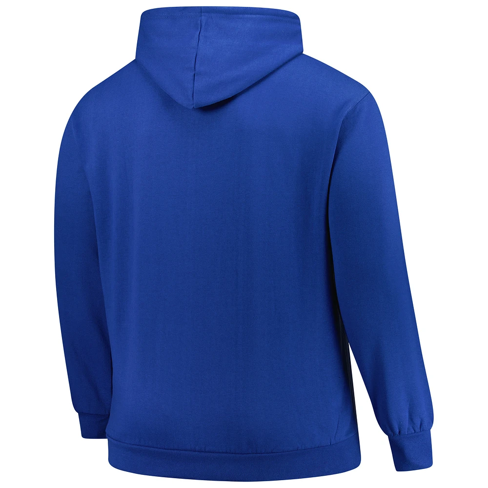 Sweat à capuche en molleton Velocity '47 Royal Chicago Cubs pour hommes, grande taille