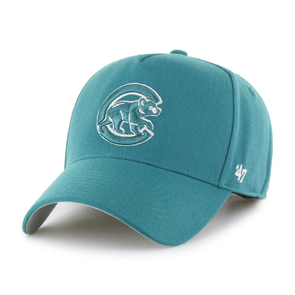 Casquette ajustable Chicago Cubs Ballpark Offside '47 Teal pour homme