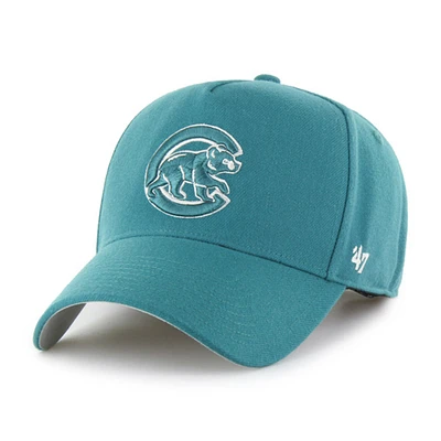 Casquette ajustable Chicago Cubs Ballpark Offside '47 Teal pour homme