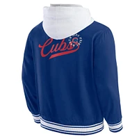 Men's Darius Rucker Collection by Fanatics  Royal Chicago Cubs Full-Snap Hooded Jacket