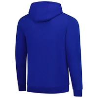 Men's Levelwear  Royal Chicago Cubs Podium Fleece Pullover Hoodie