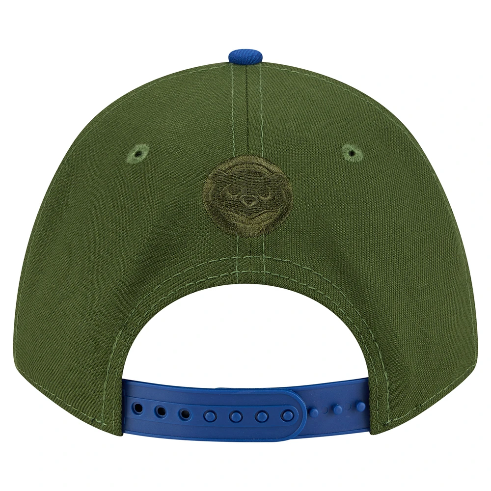 Men's New Era Dark Green Chicago Cubs City Feature 9FORTY A-Frame Adjustable Hat