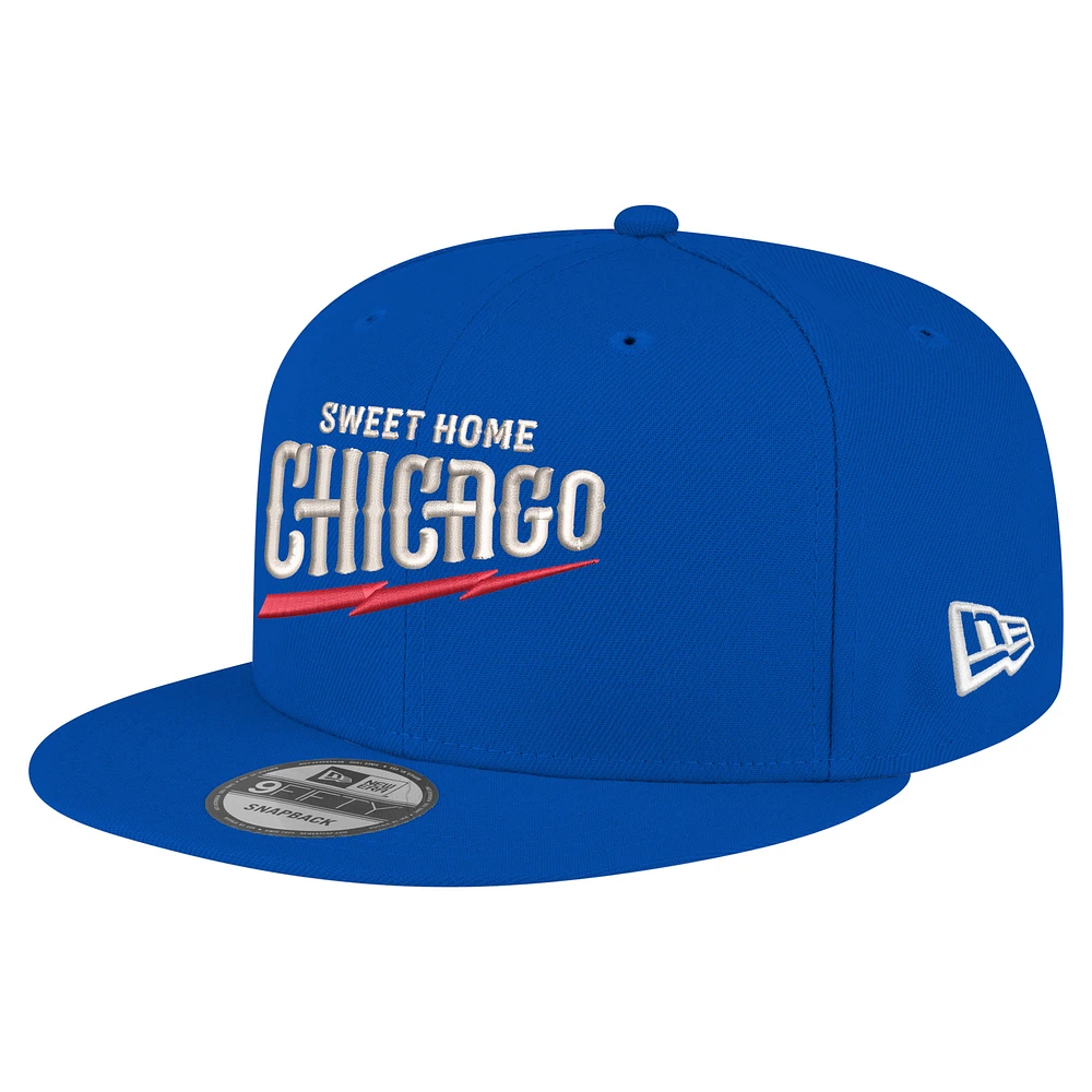Men's New Era  Royal Chicago Cubs Blues 9FIFTY Snapback Hat