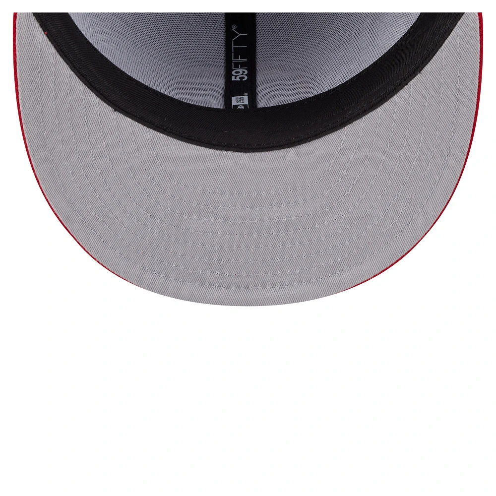 Men's New Era  Royal Chicago Cubs Pinstripe 59FIFTY Fitted Hat