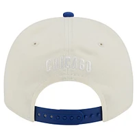 Men's New Era  White Chicago Cubs Team Scribble Golfer Adjustable Hat