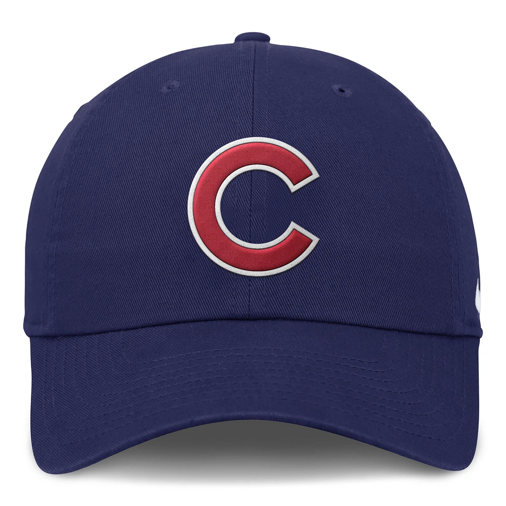 Men's Nike  Blue Chicago Cubs Club Adjustable Hat