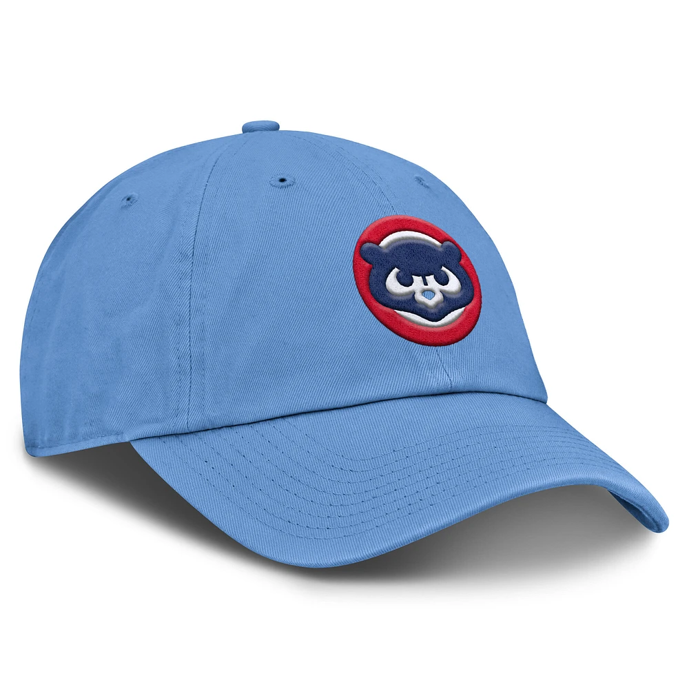Casquette ajustable Nike bleu clair Chicago Cubs Club pour homme