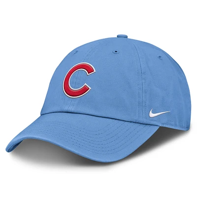 Men's Nike  Light Blue Chicago Cubs Club Adjustable Hat