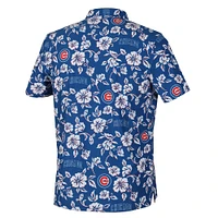 Men's Reyn Spooner  Blue Chicago Cubs Pua Performance Polo
