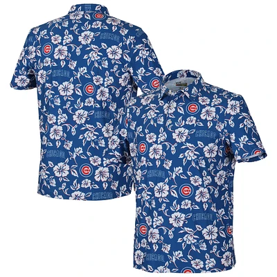 Men's Reyn Spooner  Blue Chicago Cubs Pua Performance Polo