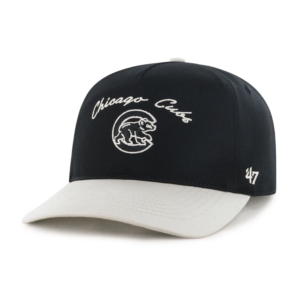 Men's '47 Black Chicago Cubs Stable Hitch Adjustable Hat