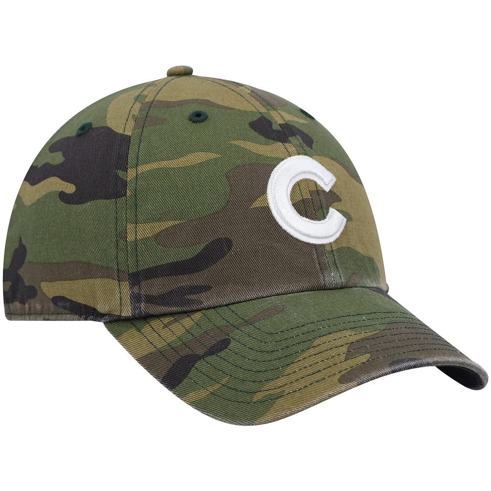 Men's '47 Camo Chicago Cubs Clean Up Adjustable Hat