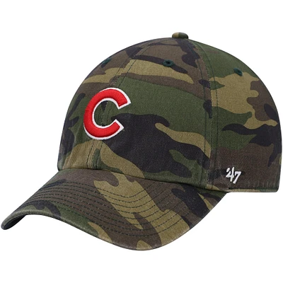 '47 Camo Chicago Cubs Logo Clean Up Casquette réglable pour homme