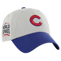 Men's '47 Gray/Royal Chicago Cubs Sure Shot Classic Franchise Fitted Hat