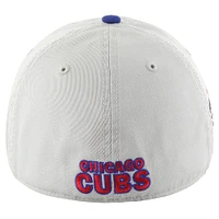 Men's '47 Gray/Royal Chicago Cubs Sure Shot Classic Franchise Fitted Hat