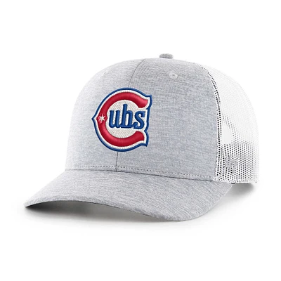 Men's '47 Gray Chicago Cubs Blues Trucker Adjustable Hat