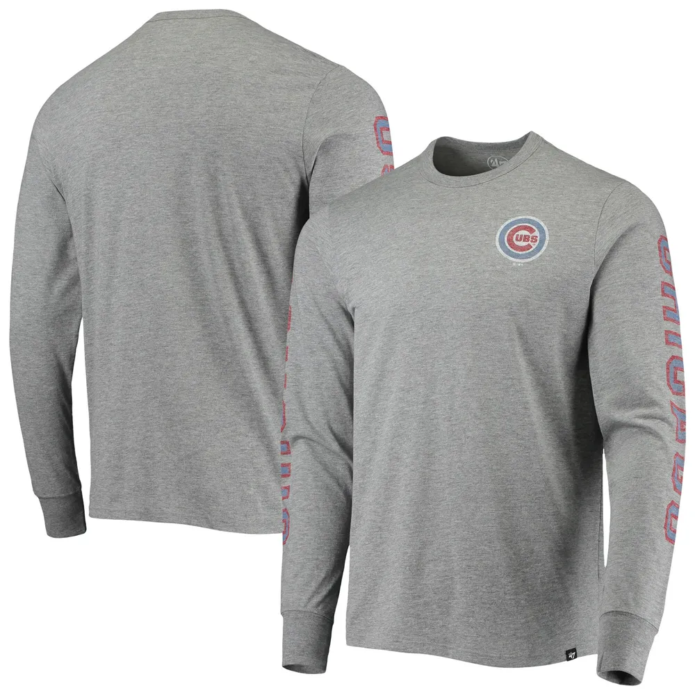 Lids Chicago Cubs '47 Team Long Sleeve T-Shirt - Heathered Gray
