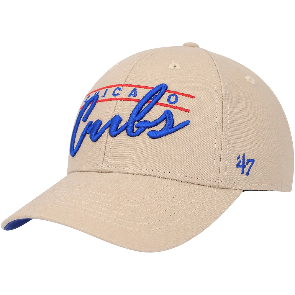 Men's '47 Khaki Chicago Cubs Atwood MVP Adjustable Hat