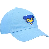 Casquette ajustable Clean Up Chicago Cubs Logo Cooperstown Collection '47 pour homme, bleu clair