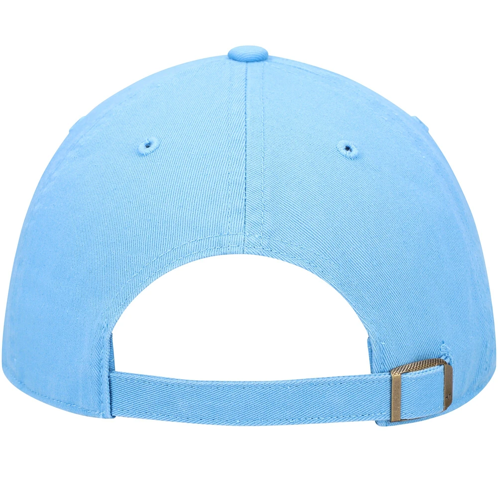 Casquette ajustable Clean Up Chicago Cubs Logo Cooperstown Collection '47 pour homme, bleu clair