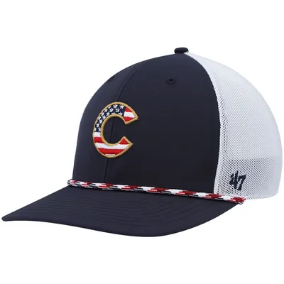 Men's Chicago Cubs New Era Navy 4th of July 9FORTY Snapback Adjustable Hat